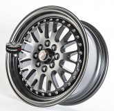 Alu disky JAPAN RACING model JR10 MATT BLACK 4x108 15"