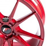 Alu disky JAPAN RACING model JR21 PLATINUM RED 5x114.3 18"