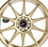 Elektrony JAPAN RACING JR11 GOLD 5x112 17"