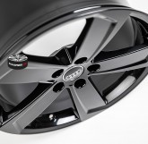 Litá kola Originální alu kola Audi 0099 black 5x112 18"